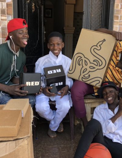 Ikorodu Bois with recent gifts